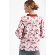 Alabama Smith & Quinn Tailgate Toile Print Eliza Top